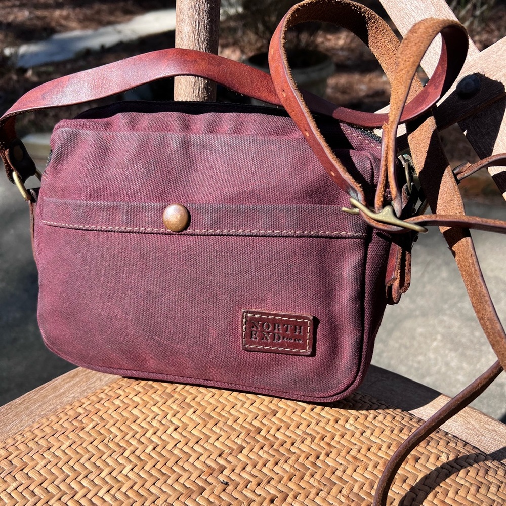 North End Bag Co waxed leather Bag